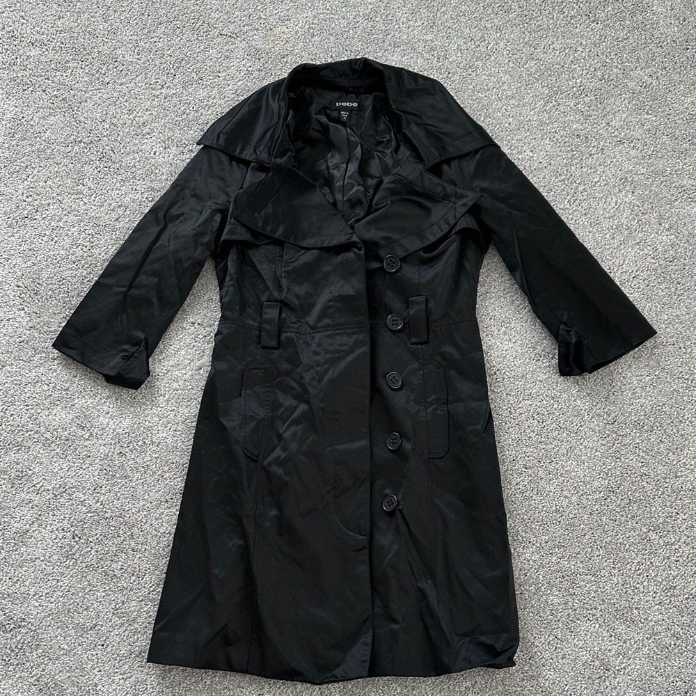 bebe vintage Black Pea Coat